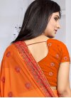 Modern  Faux Georgette Booti Work Traditional Saree - 1