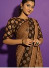 Embroidered Work Faux Georgette Traditional Designer Saree - 1