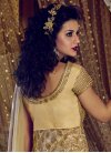 Banglori Silk Beige and Gold Embroidered Work Pant Style Classic Salwar Suit - 2