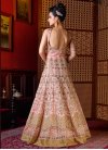 Silk Embroidered Work Floor Length Anarkali Salwar Suit - 1