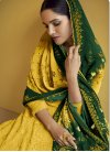 Green and Yellow Trendy Designer Salwar Suit - 1