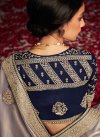 Embroidered Work Fancy Fabric Trendy Classic Saree - 1
