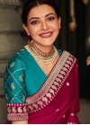 Kajal Aggarwal Designer Contemporary Style Saree For Ceremonial - 1