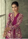 Chinon Embroidered Work Readymade Long Length Gown - 2
