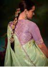 Swarovski Work  Fancy Fabric Trendy Saree - 1