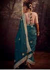 Embroidered Work Fancy Fabric Trendy Classic Saree For Ceremonial - 3
