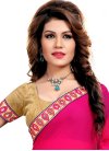 Customary  Lace Work Trendy Saree For Festival - 1