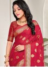 Cotton Silk Designer Contemporary Saree For Casual - 1