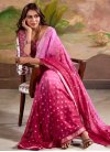 Silk Georgette Hot Pink and Rose Pink Designer Contemporary Style Saree - 2