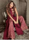 Banarasi Silk Resham Work Pant Style Designer Salwar Kameez - 1