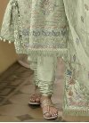 Faux Georgette Embroidered Work Pant Style Pakistani Salwar Kameez - 3