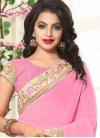 Beautiful Cream and Pink  Half N Half Trendy Saree - 2