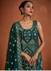 Chiffon Sequins Work Designer Palazzo Salwar Suit - 2