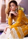 Cotton Blend Pant Style Designer Salwar Kameez For Ceremonial - 2