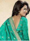 Mesmeric Embroidered Work Art Silk Contemporary Style Saree For Ceremonial - 1