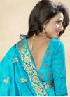 Adorning  Embroidered Work Contemporary Style Saree - 1