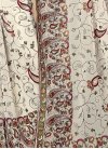 Competent Embroidered Work Faux Georgette Traditional Saree For Ceremonial - 2