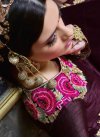 Ruritanian Embroidered Work Tafeta Silk Long Length Anarkali Salwar Suit For Festival - 1