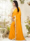 Spellbinding  Faux Georgette Contemporary Style Saree For Ceremonial - 2