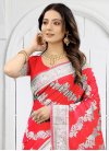 Woven Work Traditional Designer Saree For Party - 1