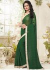 Snazzy Faux Georgette Trendy Saree For Festival - 2