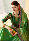 Banarasi Silk Beads Work Trendy Classic Saree - 1