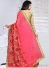 Compelling Faux Georgette Trendy Saree For Ceremonial - 2
