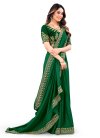 Embroidered Work Art Silk Trendy Classic Saree For Ceremonial - 1