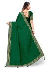 Embroidered Work Art Silk Trendy Classic Saree For Ceremonial - 2