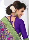 Zesty Banarasi Silk Contemporary Style Saree For Ceremonial - 2