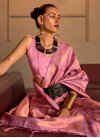 Handloom Silk Woven Work Trendy Saree - 1