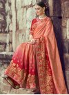 Banarasi Silk Aari Work Contemporary Style Saree - 1