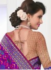 Luscious Banarasi Silk Resham Work Trendy Saree - 2