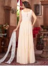 Faux Georgette  Readymade Designer Gown - 1