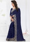 Innovative Embroidered Work Contemporary Style Saree - 2