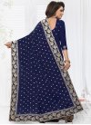 Innovative Embroidered Work Contemporary Style Saree - 1