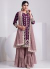 Faux Georgette Sharara Salwar Suit For Festival - 1