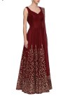 Embroidered Work Trendy Gown - 1