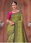 Silk Designer Contemporary Style Saree For Bridal - 1