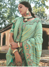 Embroidered Work Designer Contemporary Style Saree - 1