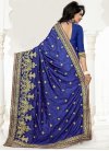 Sophisticated Crepe Silk Embroidered Work Classic Saree - 1