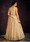 Faux Georgette Mirror Work Readymade Floor Length Gown - 2
