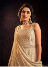 Faux Georgette Mirror Work Readymade Floor Length Gown - 1