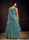 Faux Georgette Readymade Trendy Gown For Festival - 2