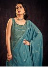 Faux Georgette Readymade Trendy Gown For Festival - 1