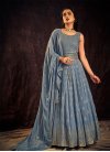 Faux Georgette Readymade Classic Gown For Festival - 3