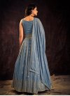 Faux Georgette Readymade Classic Gown For Festival - 1