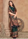 Woven Work Satin Silk Designer Traditional Saree - 2