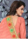 Beads Work Faux Chiffon Contemporary Style Saree For Festival - 2