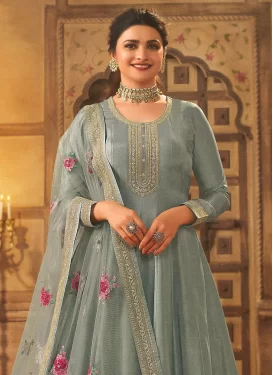 Prachi Desai Embroidered Work Long Length Designer Anarkali Suit